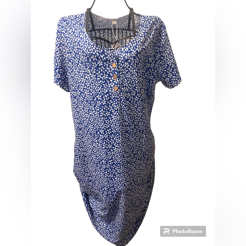 LARGE blue dress. NEW WITH TAG